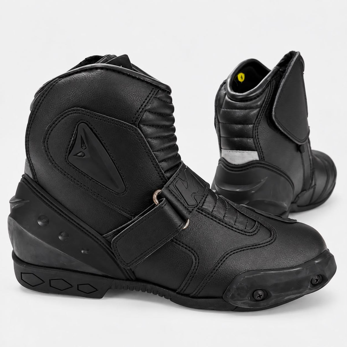 Zapatos Moto Calle Skipper Negro KMZ