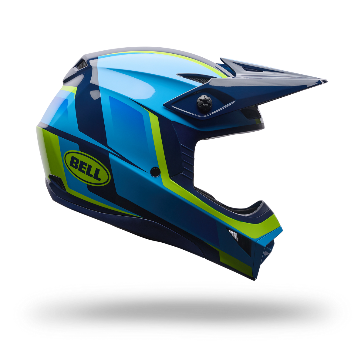 Casco Moto Mx-10 Mips Spiral Azul Bell