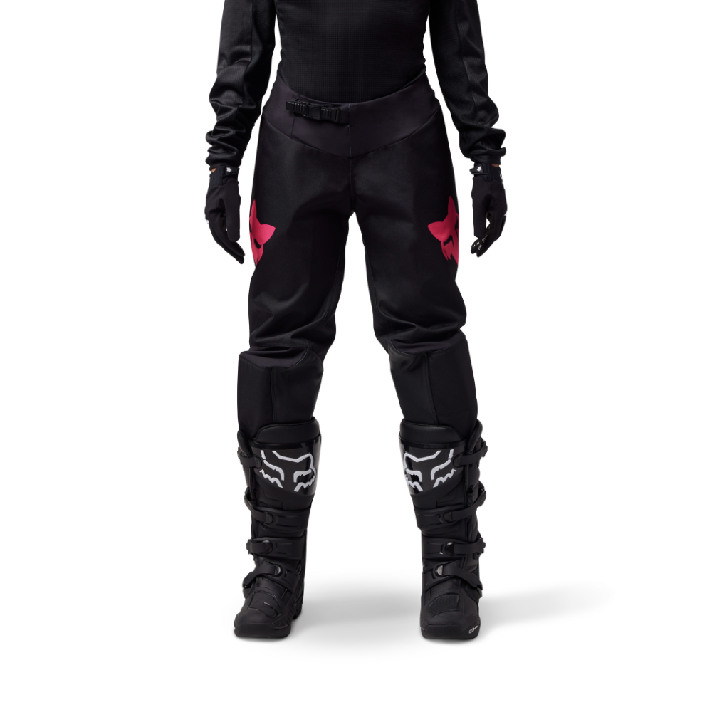 Pantalon Moto Mujer 180 Blackout Negro/Rosado Fox