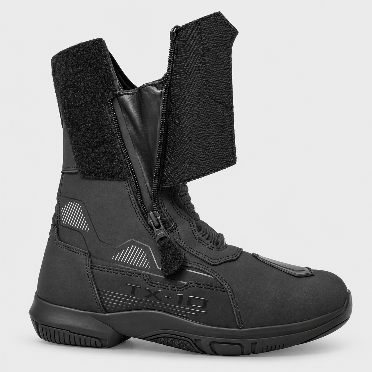 Botas Moto Calle Tx-10 Negro KMZ