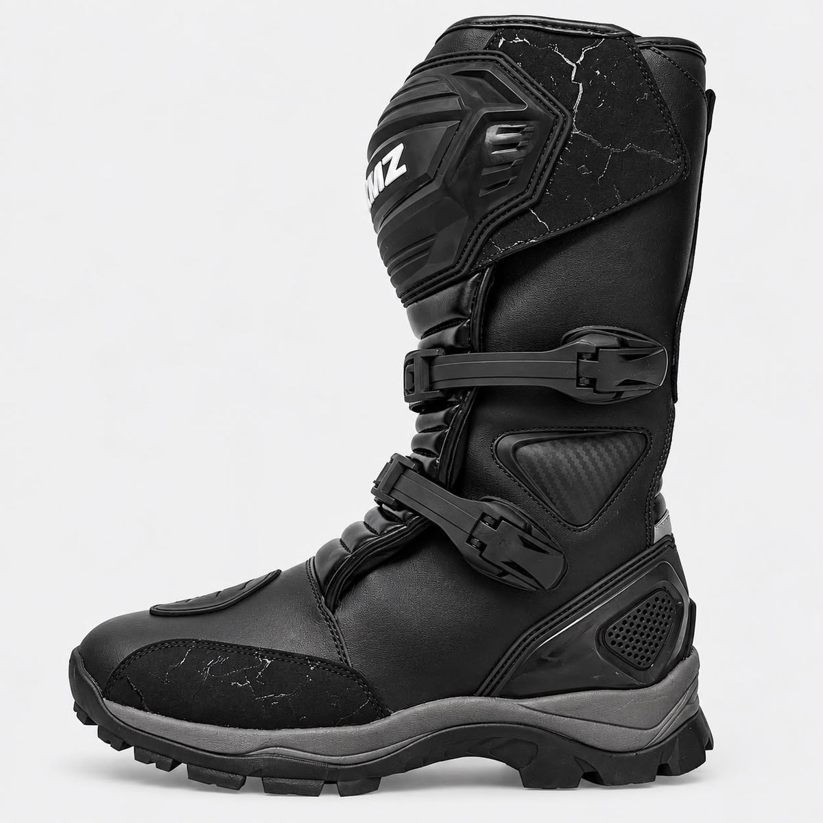 Botas Moto Calle Tundra Negro KMZ