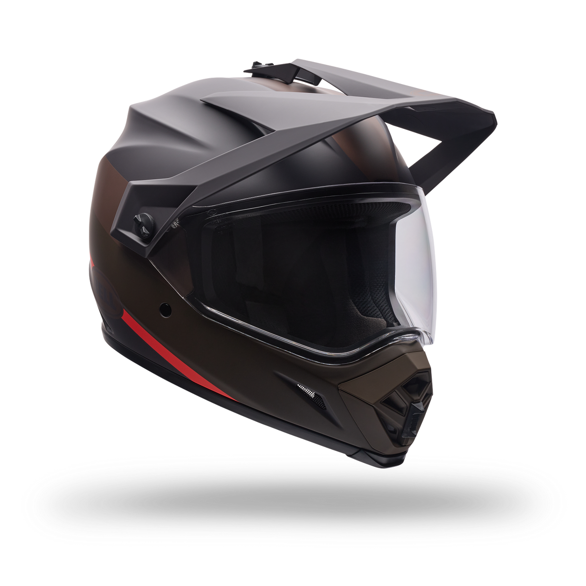 Casco Moto Calle Mx-9 Adv Trail Café Bell