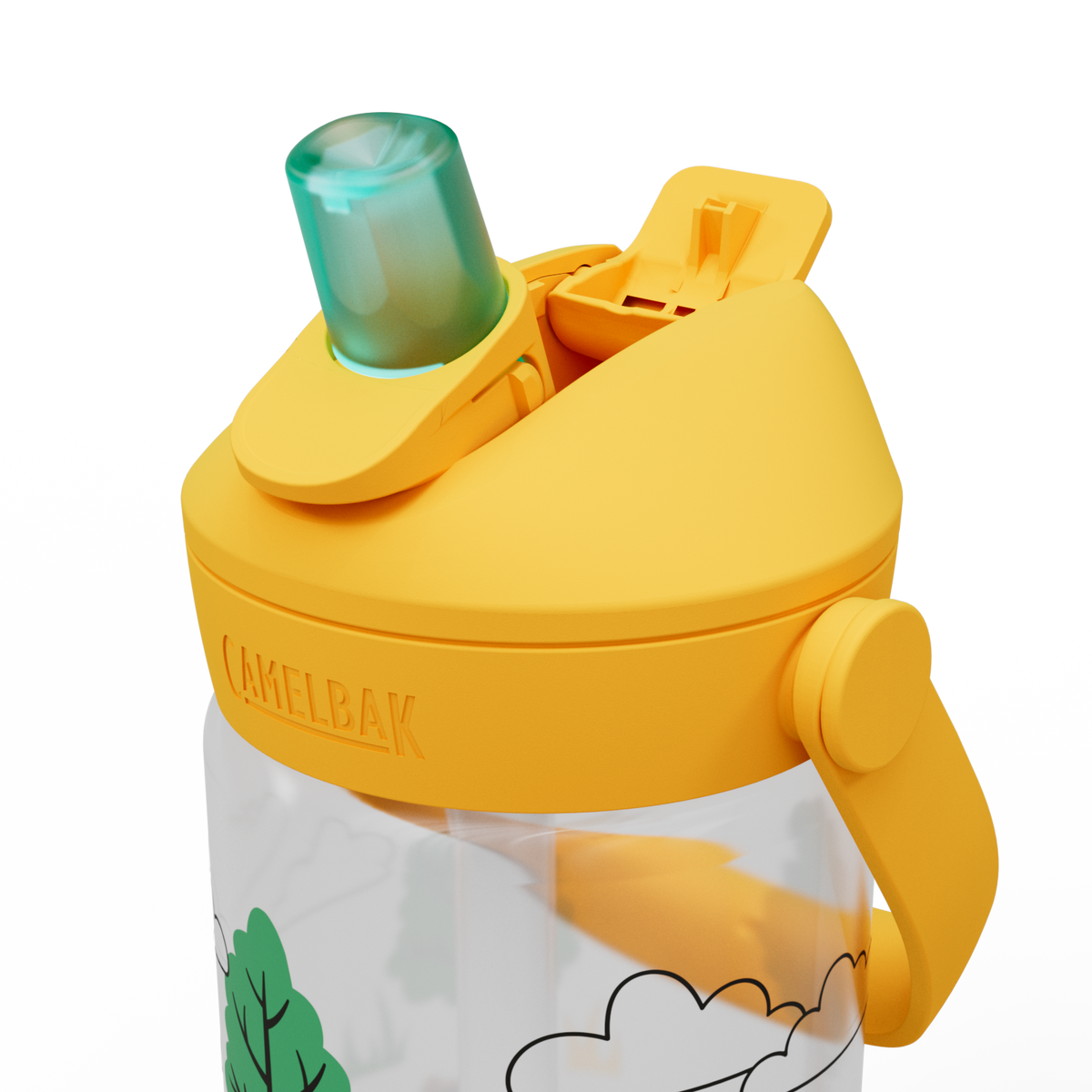 Botella Hidratación Thrive Flip 410 cc Amarillo Camelbak