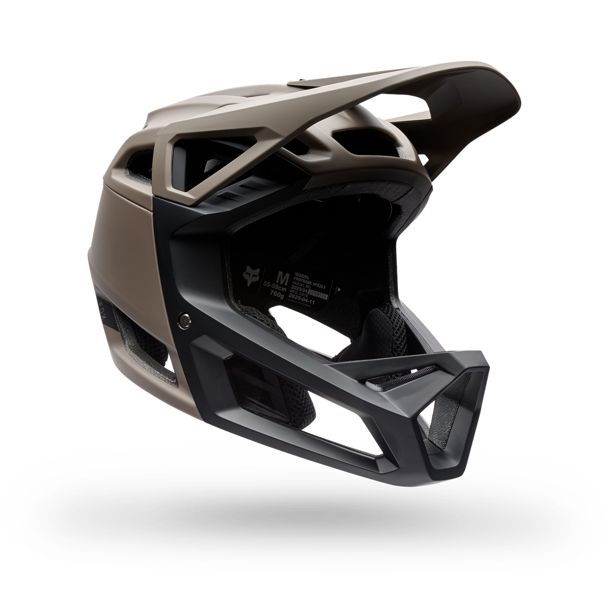 Casco Bicicleta New Proframe Solid Cafe Fox