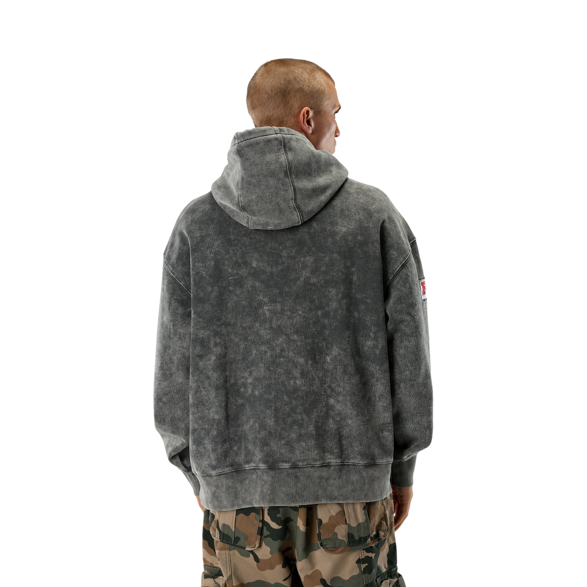 Polerón Lifestyle Moto-x Heavyweight Gris Fox