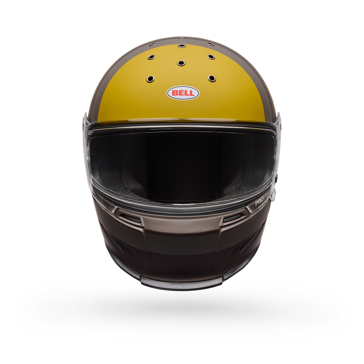 Casco Moto Calle Eliminator Negro/Amarillo Bell