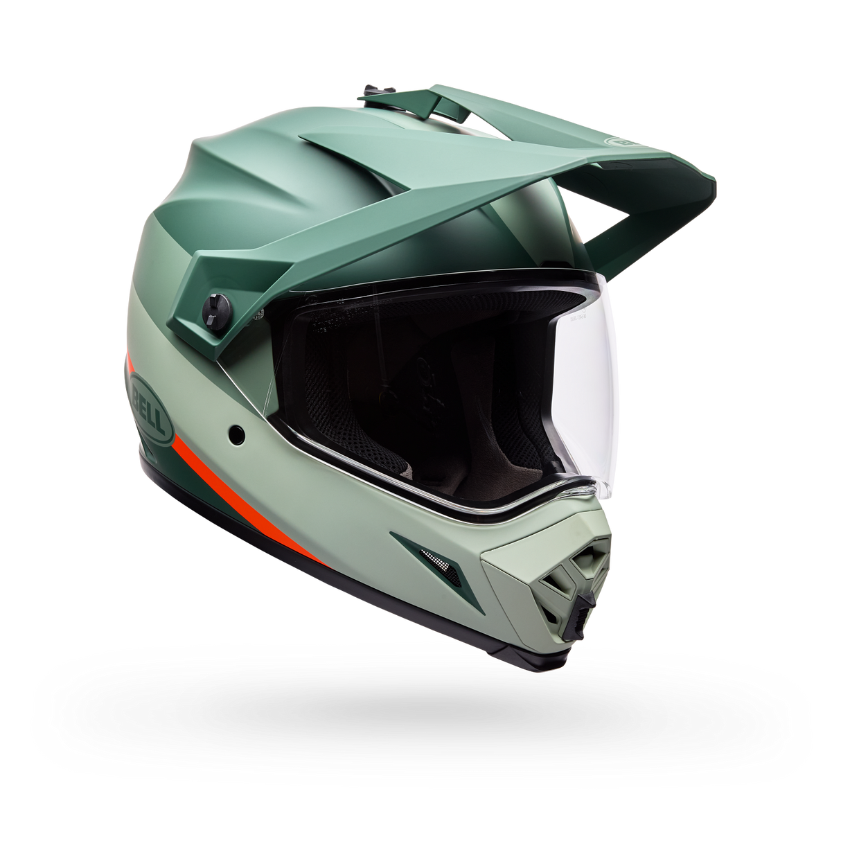 Casco Moto Calle MX-9 ADV Trail Verde/Naranjo Bell