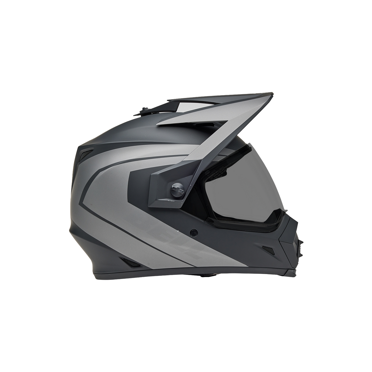 Casco Moto Calle MX-9 ADV Certificado QR Gris Bell