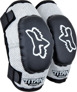 Coderas Moto Infantil Titan Elbow 4-5 años Negro Plata Fox