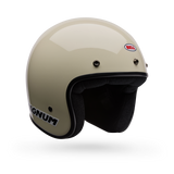 Casco Moto Calle Magnum Solid Crema Bell