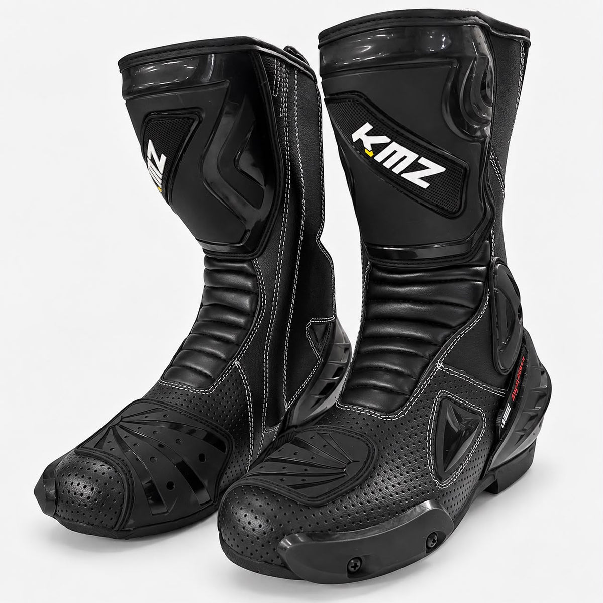 Zapatos Moto Calle Large Negro KMZ