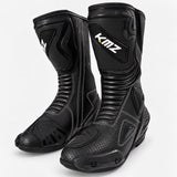 Zapatos Moto Calle Bomber Negro KMZ