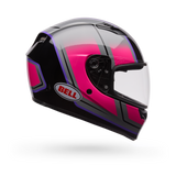 Casco Moto Calle Qualifier Grid Gris/Rosado Bell