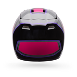 Casco Moto Calle Qualifier Grid Gris/Rosado Bell
