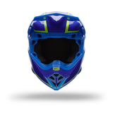 Casco Moto Moto-10 Gp Vector Azul Bell