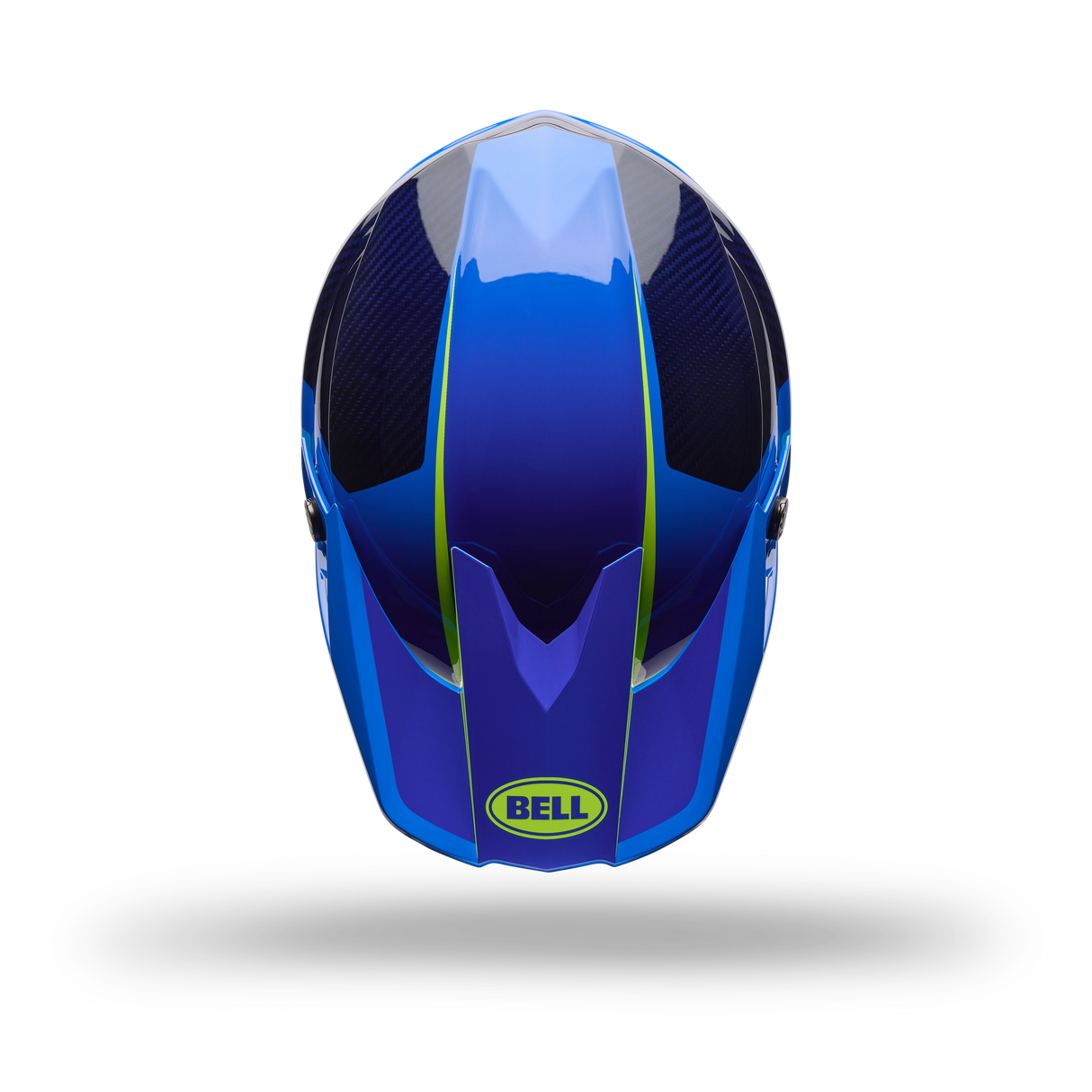 Casco Moto Moto-10 Gp Vector Azul Bell