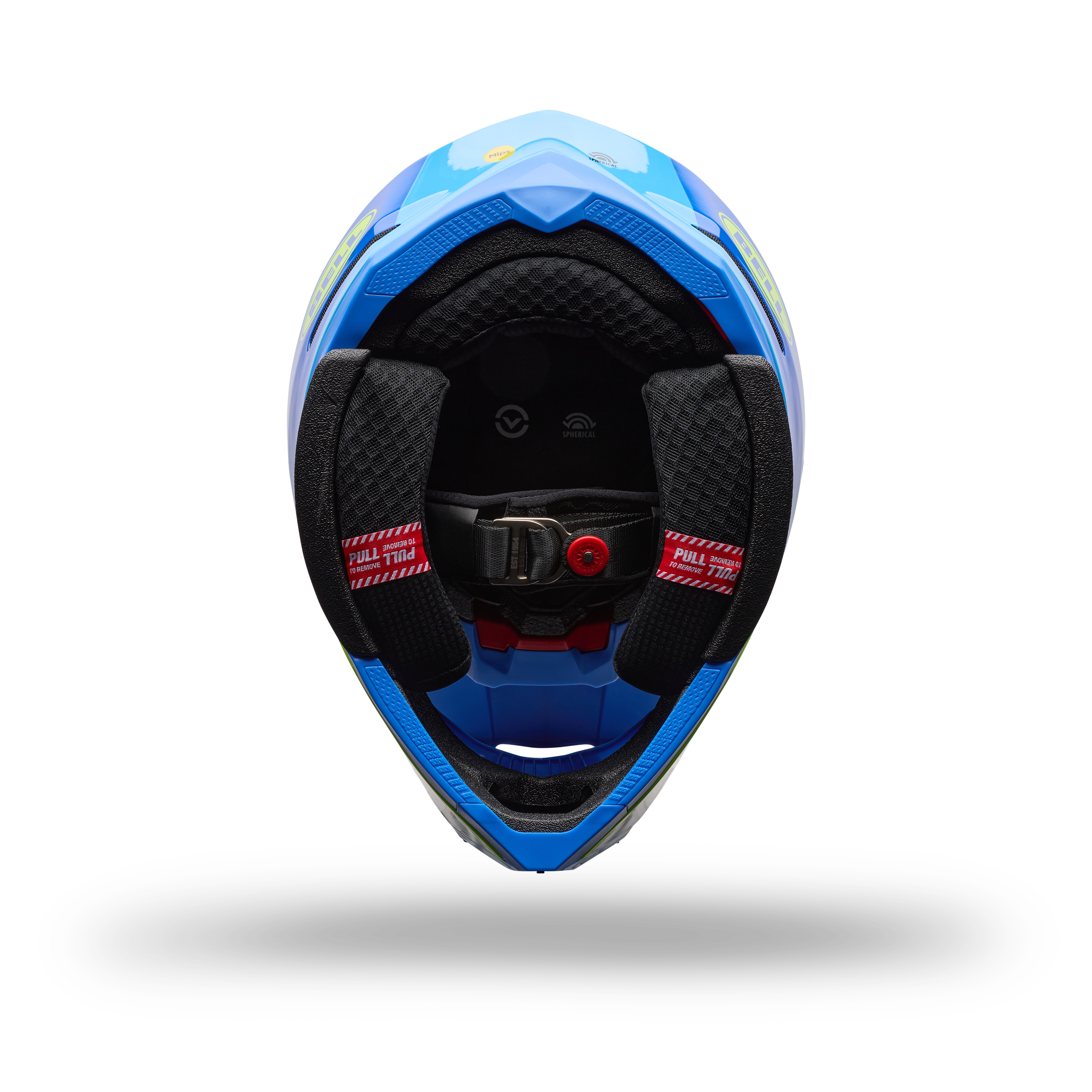 Casco Moto Moto-10 Gp Vector Azul Bell