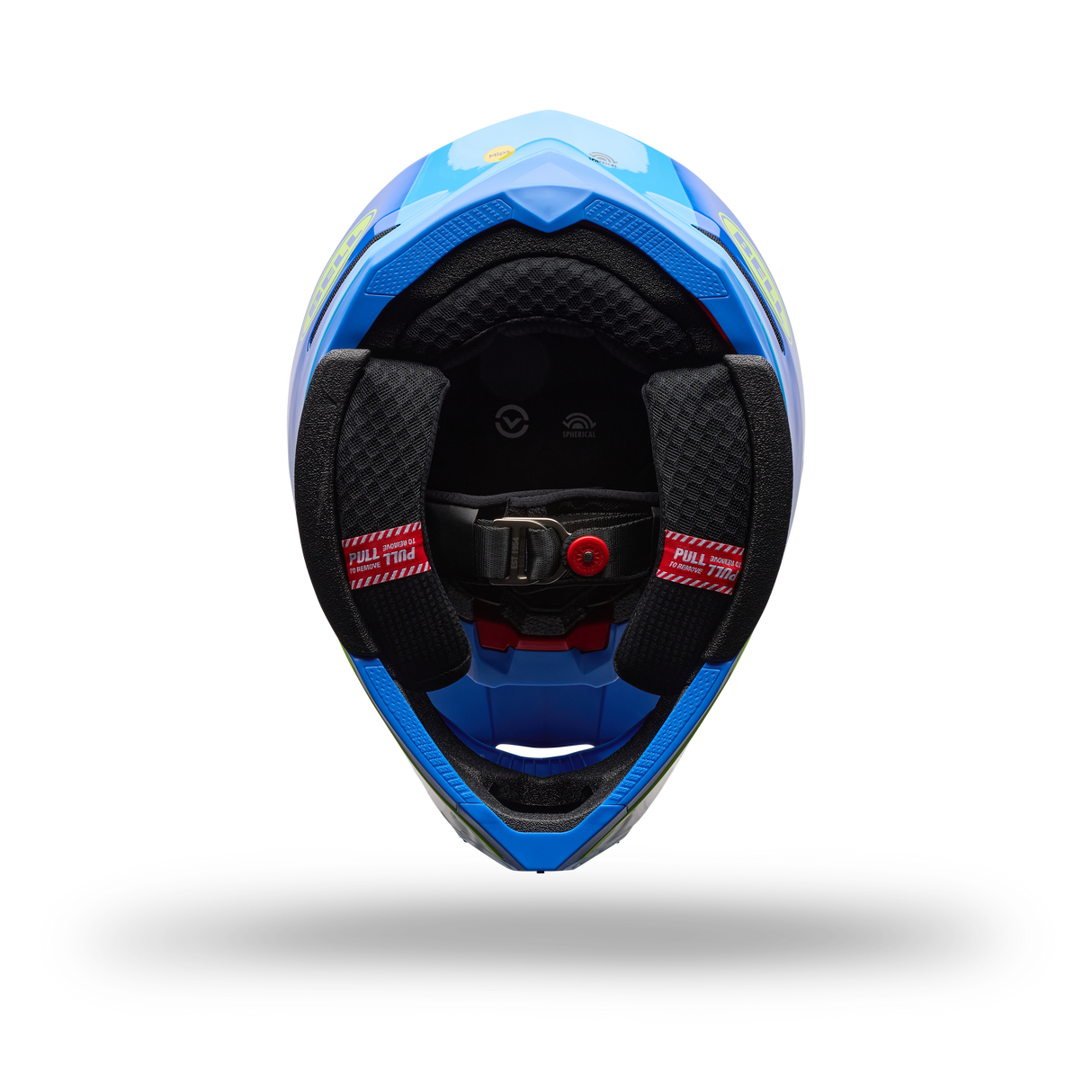 Casco Moto Moto-10 Gp Vector Azul Bell