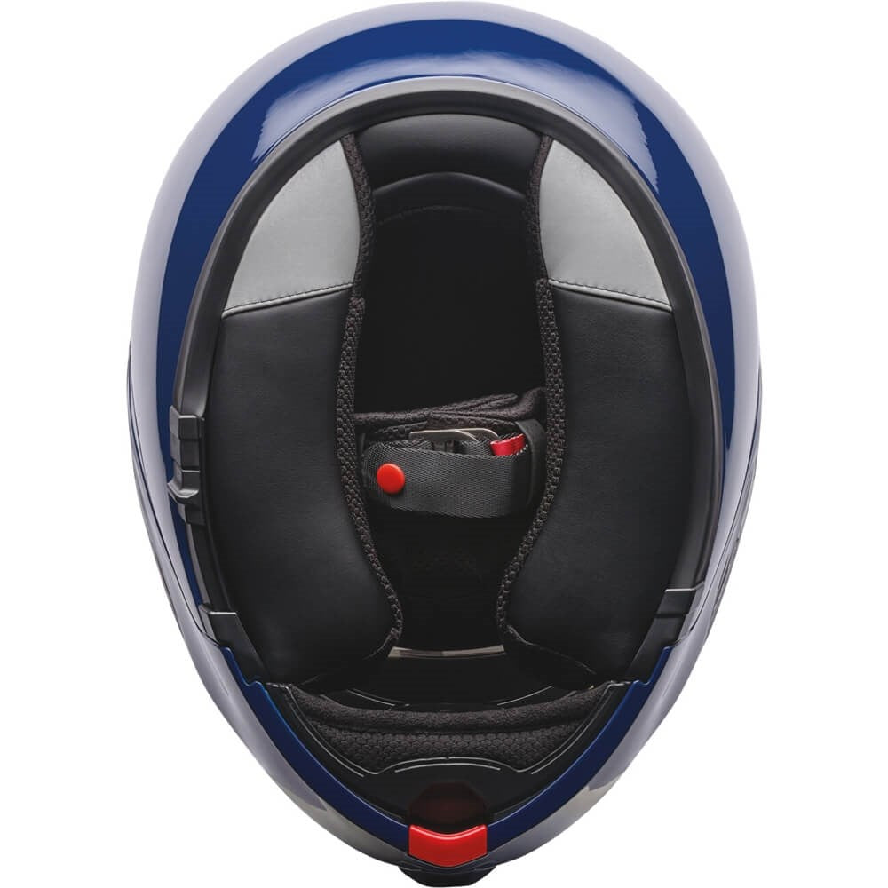 Casco Moto Calle SRT Modular Abatible Solid Azul Bell
