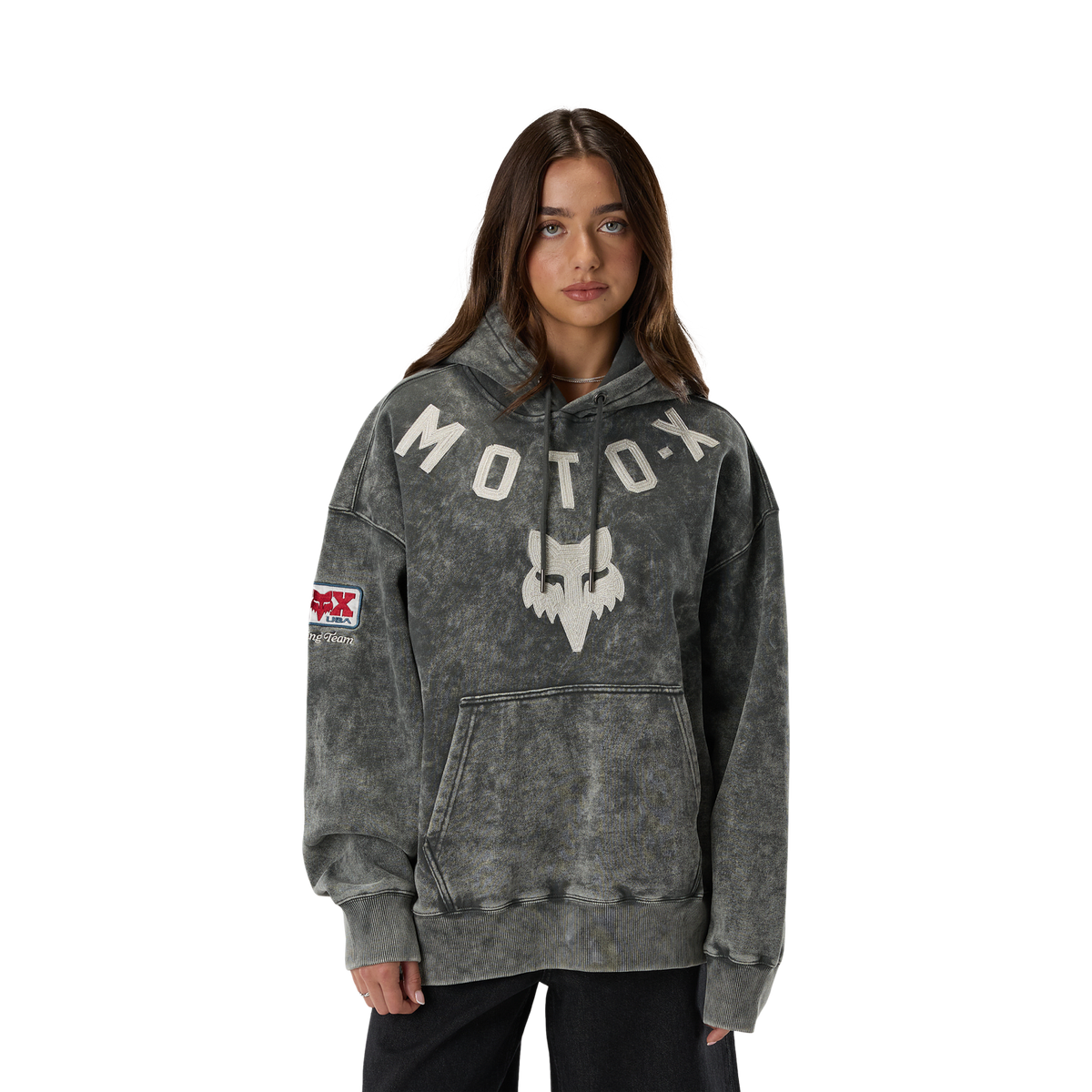 Polerón Lifestyle Moto-x Heavyweight Gris Fox