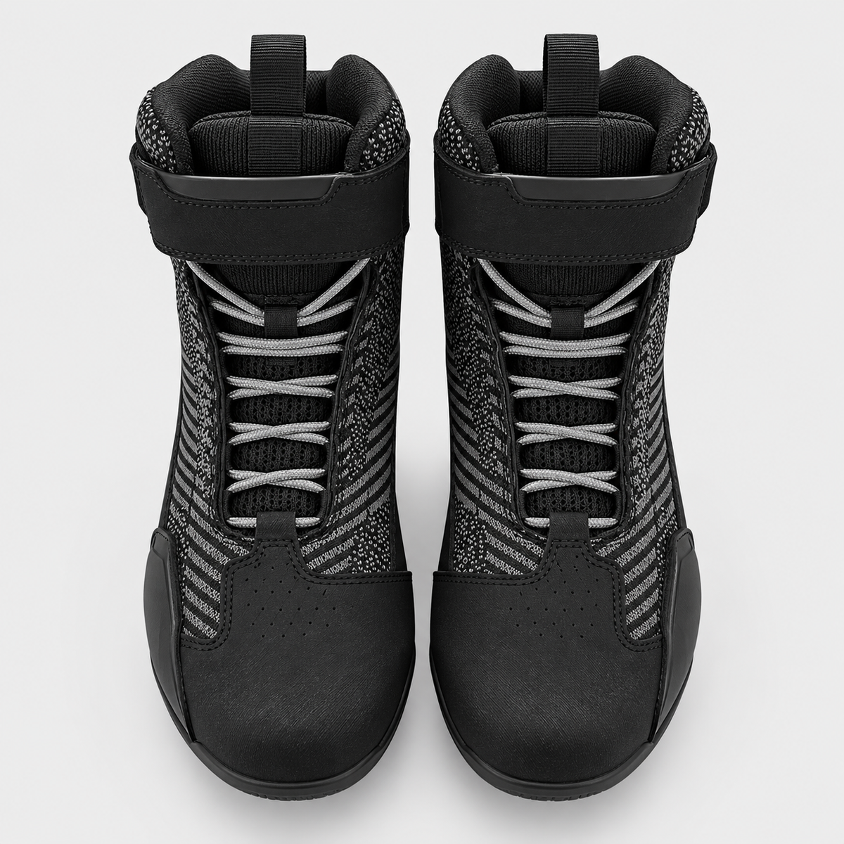 Zapatos Moto Calle Brock Negro KMZ