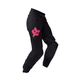 Pantalon Moto Mujer 180 Blackout Negro/Rosado Fox