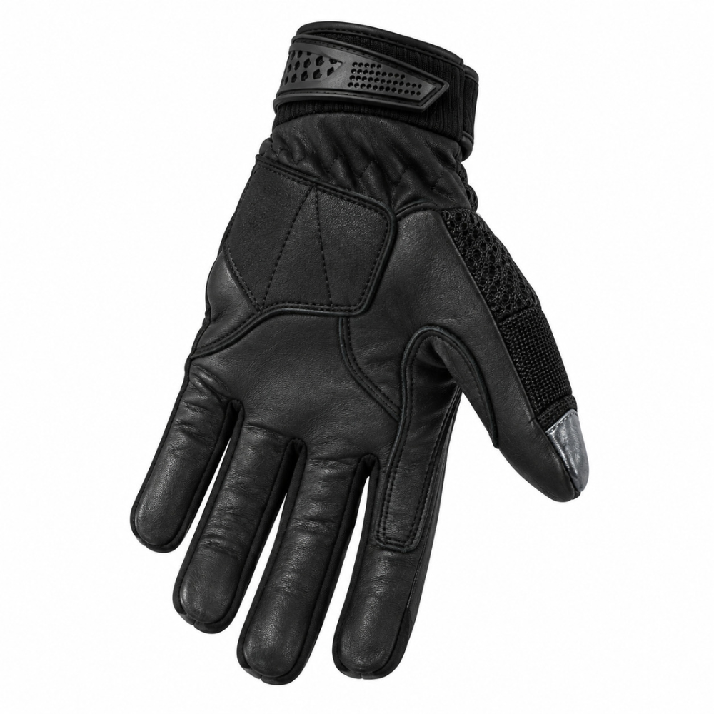 Guantes Moto Calle Foster Negro/Gris KMZ