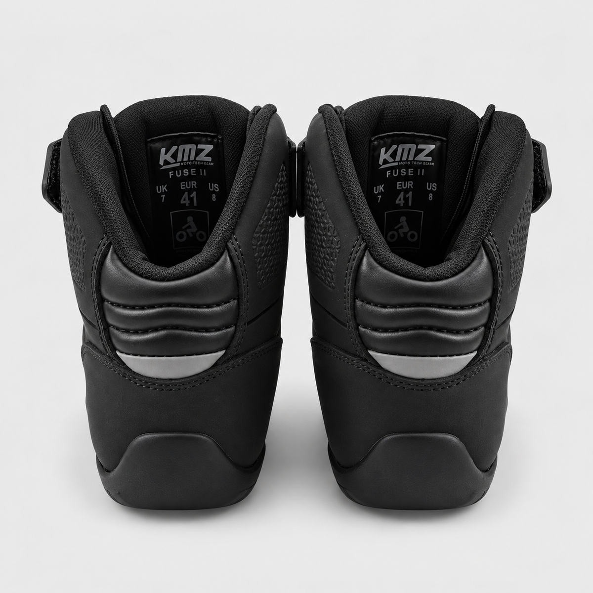 Zapatos Moto Calle Fuse Ii Negro KMZ