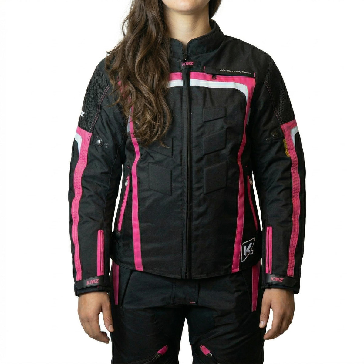 Chaqueta Moto Calle Mujer Metro Apex Negro Kmz - Negro / S