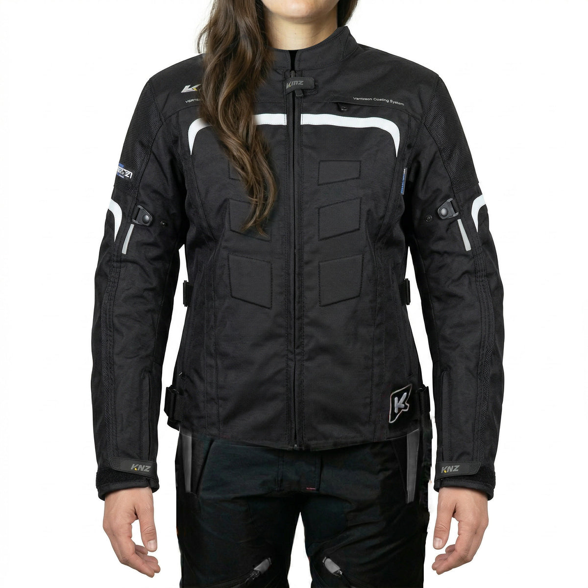 Chaqueta Moto Calle Mujer Metro Apex Negro Kmz - Negro / S