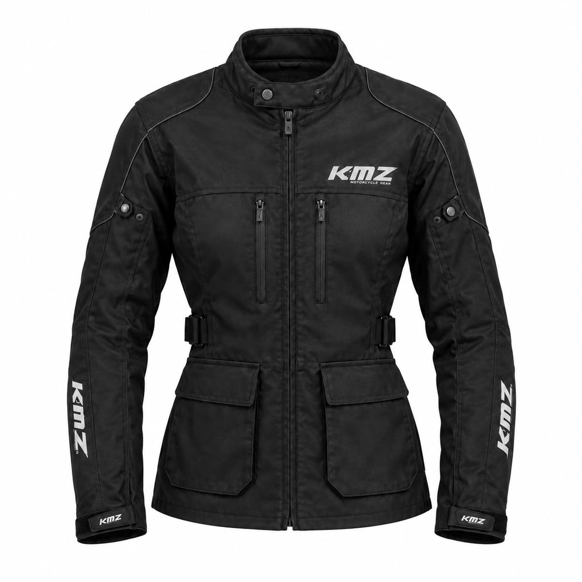 Chaqueta Moto Calle Mujer Corta Nomad Enduro Negro KMZ