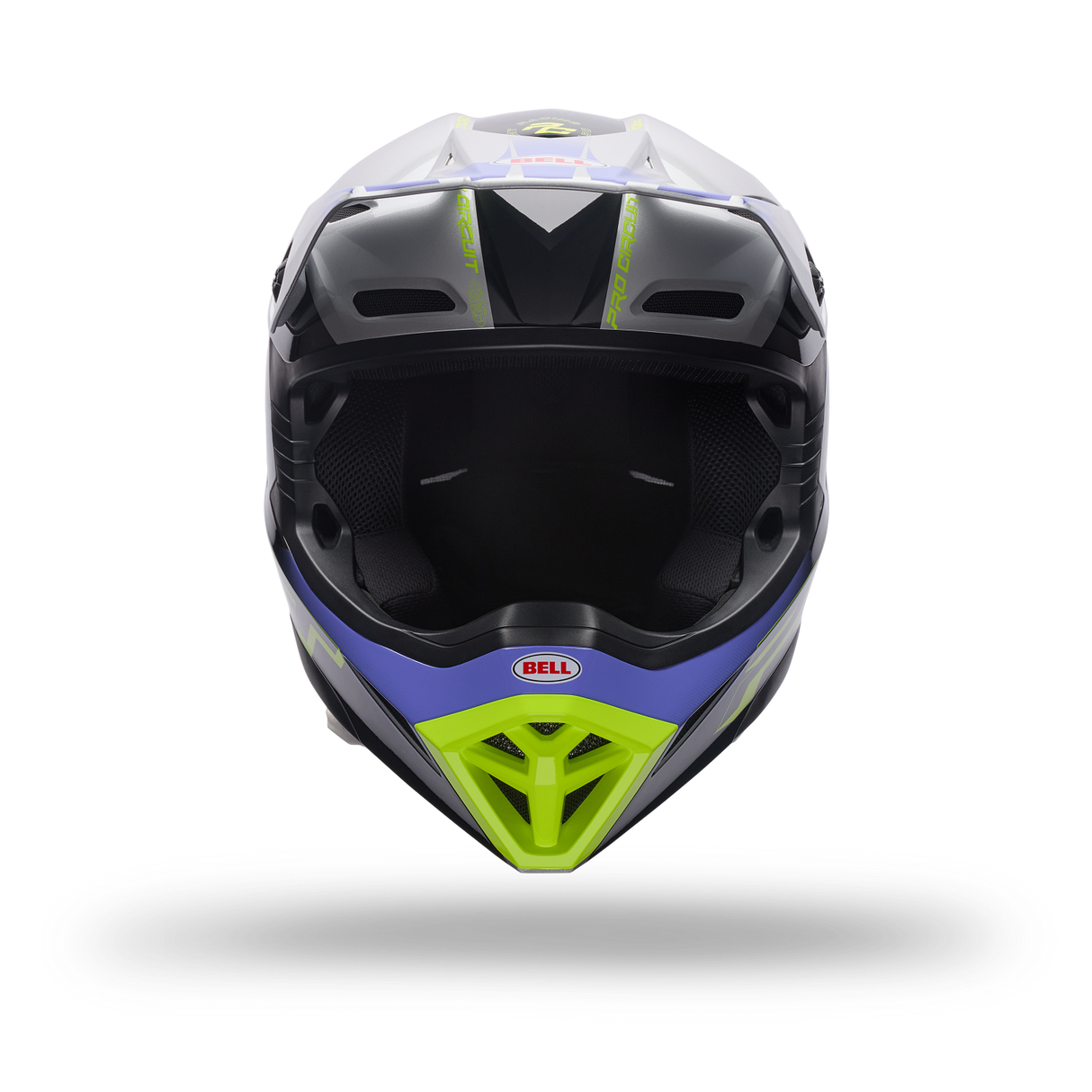 Casco Moto Mx-10 Mips Intake Negro/Plata Bell