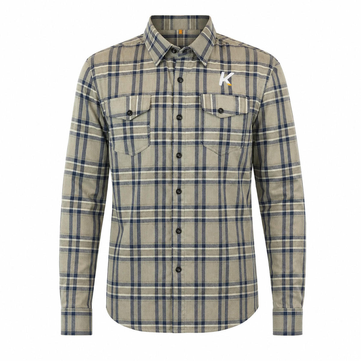 Chaqueta Moto Calle Men Flannel II Beige KMZ - Café / XXL