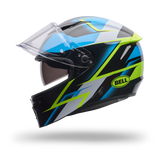 Casco Moto Calle Lithium Mips Kinetic Azul Vapor Bell