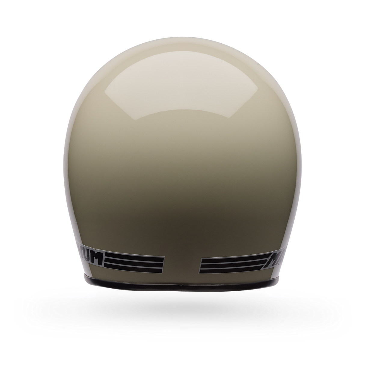Casco Moto Calle Magnum Solid Crema Bell