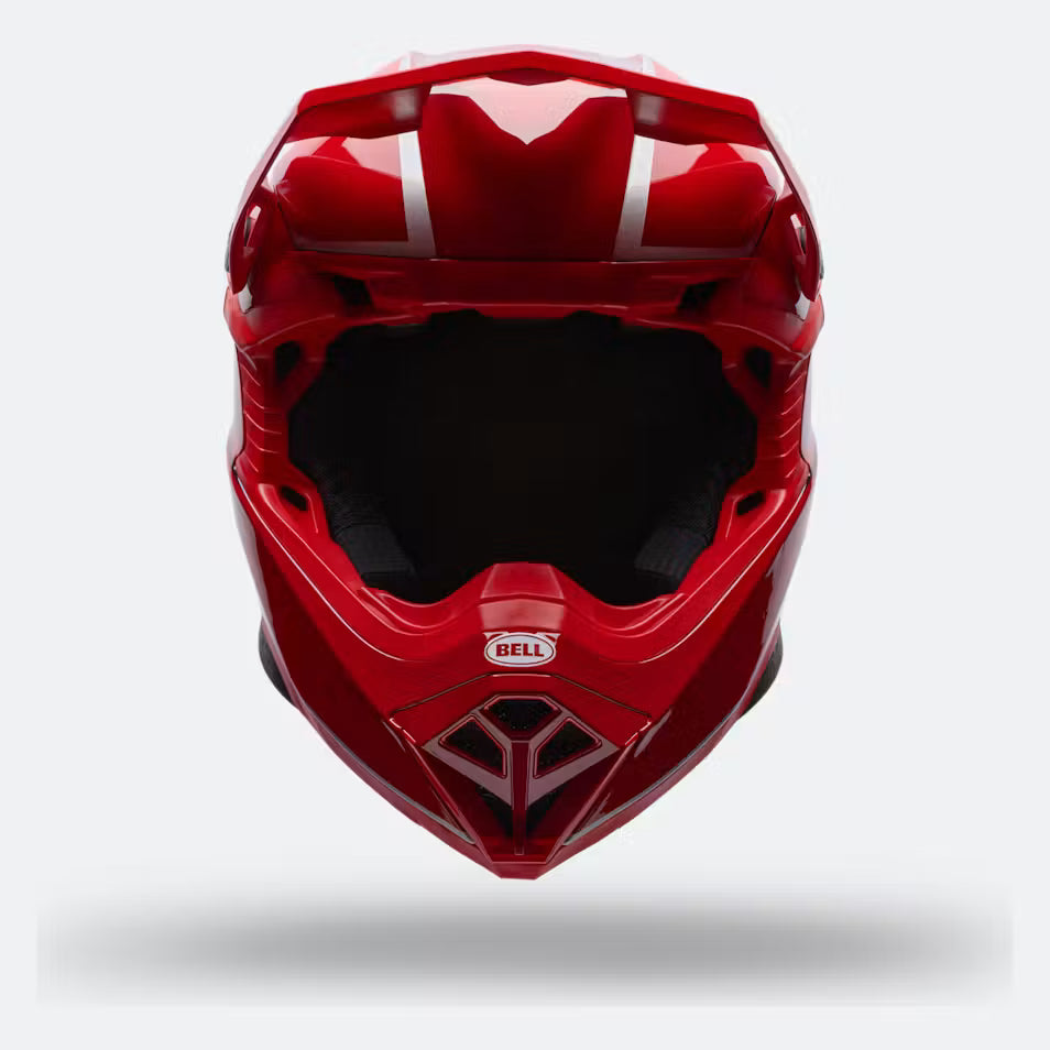 Casco Moto Moto-10 Gp Vector Rojo Bell