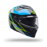 Casco Moto Calle Lithium Mips Kinetic Azul Vapor Bell