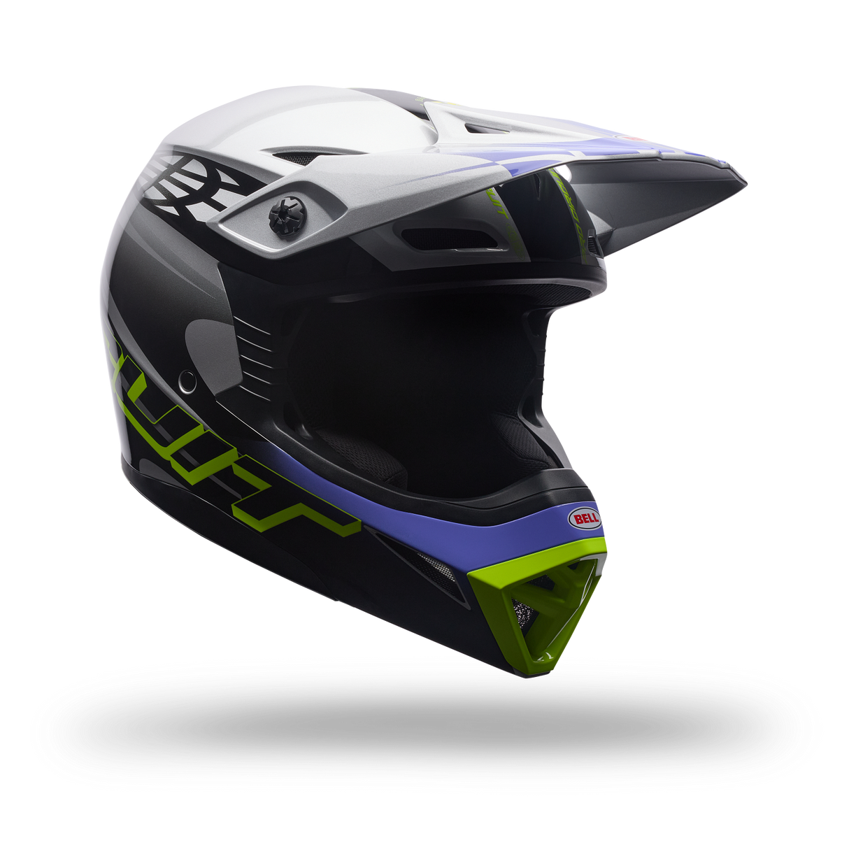 Casco Moto Mx-10 Mips Intake Negro/Plata Bell