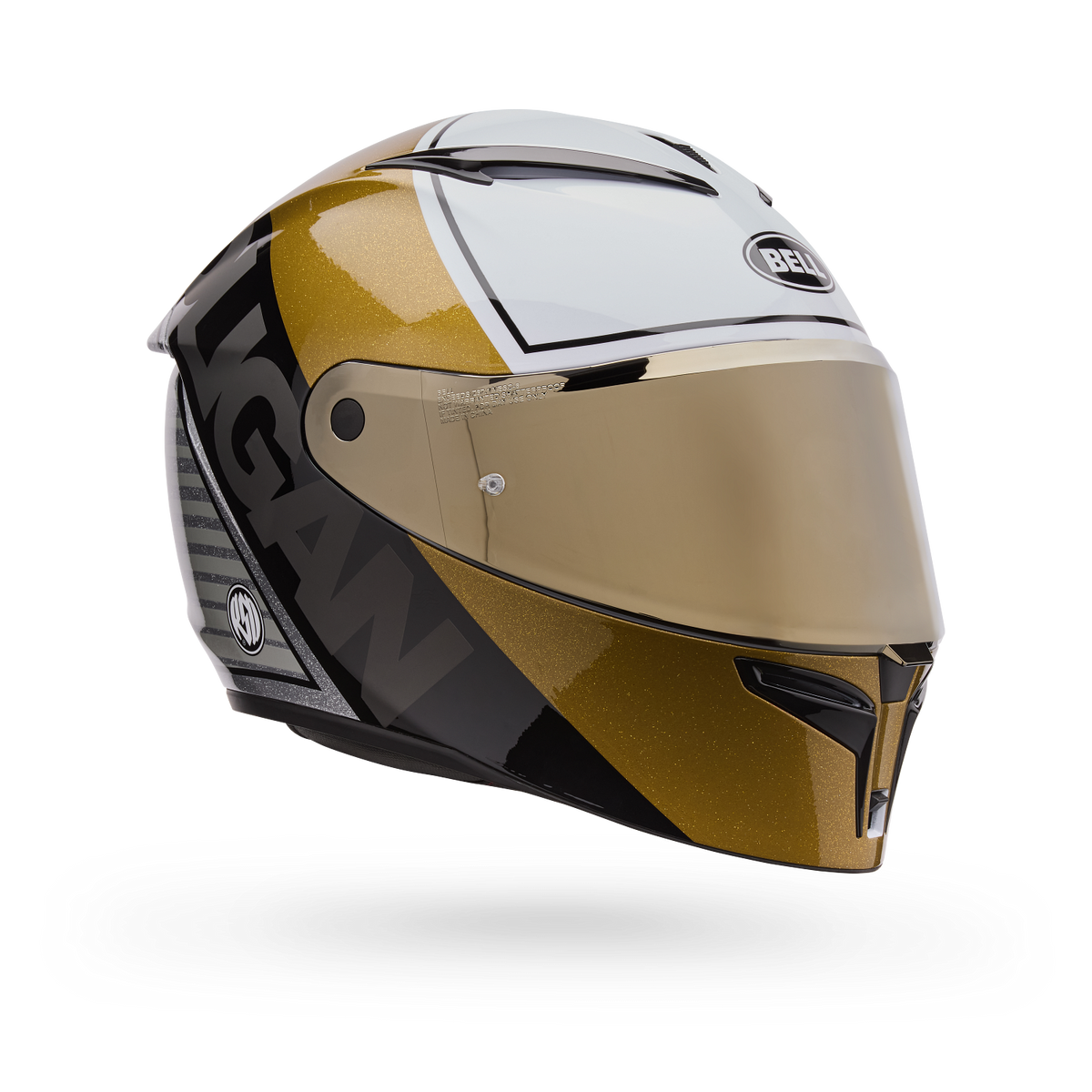 Casco Moto Calle Lithium Mips Plus Rsd Blanco/Dorado Bell