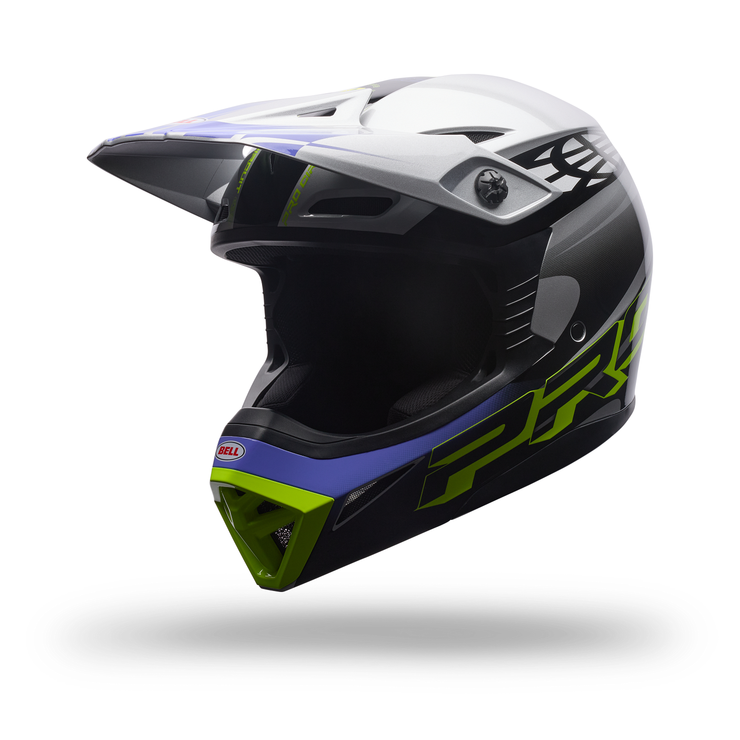 Casco Moto Mx-10 Mips Intake Negro/Plata Bell