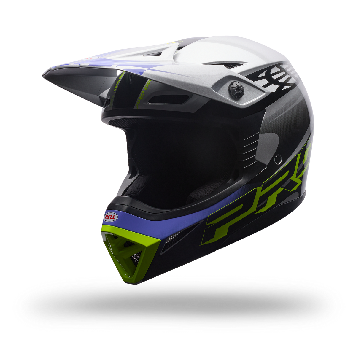 Casco Moto Mx-10 Mips Intake Negro/Plata Bell