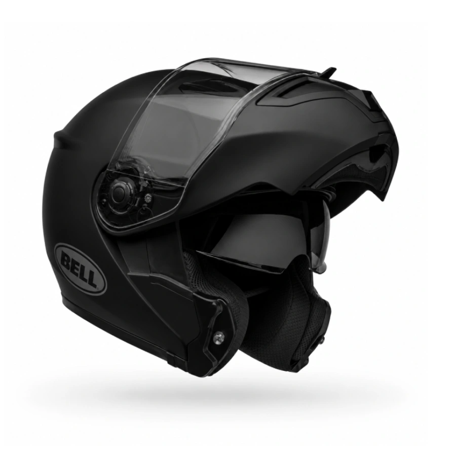 Casco Moto Calle SRT Modular Abatible Solid Negro Bell
