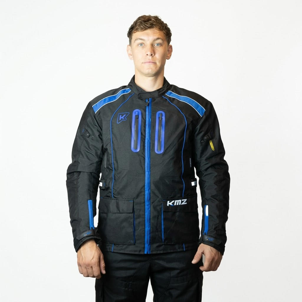 Chaqueta Moto Calle Rogue Nomad Azul Kmz - Azul / S
