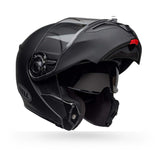 Casco Moto Calle SRT Modular Abatible Negro Brillante Certificado QR Bell