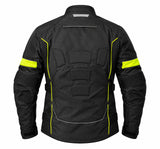 Chaqueta Moto Calle Racer Negro/Verde KMZ
