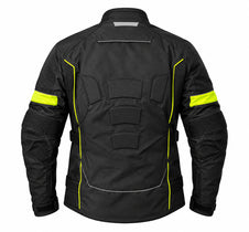 Chaqueta Moto Calle Racer Negro/Verde KMZ