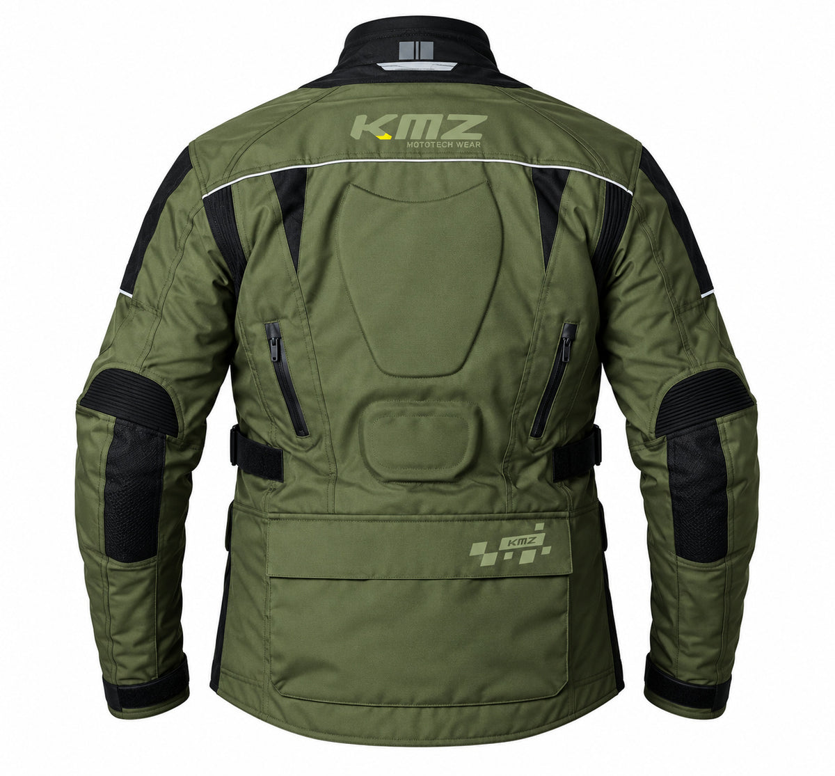 Chaqueta Moto Calle Prime Nomad Verde Kmz