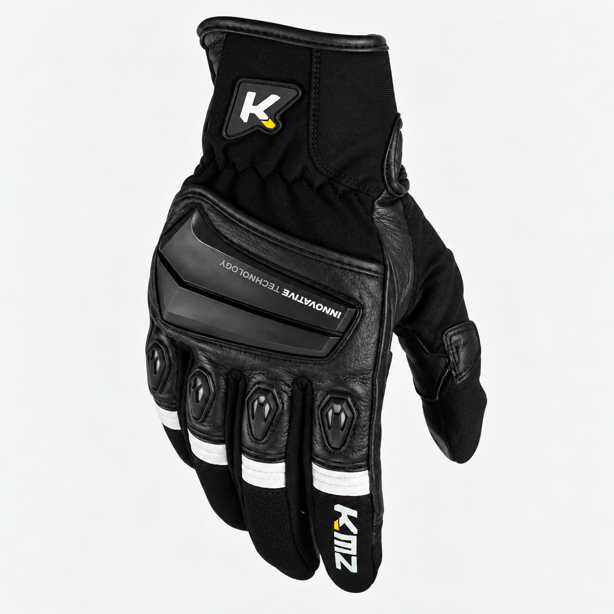 Guantes Moto Calle Raptor II Negro/Blanco KMZ