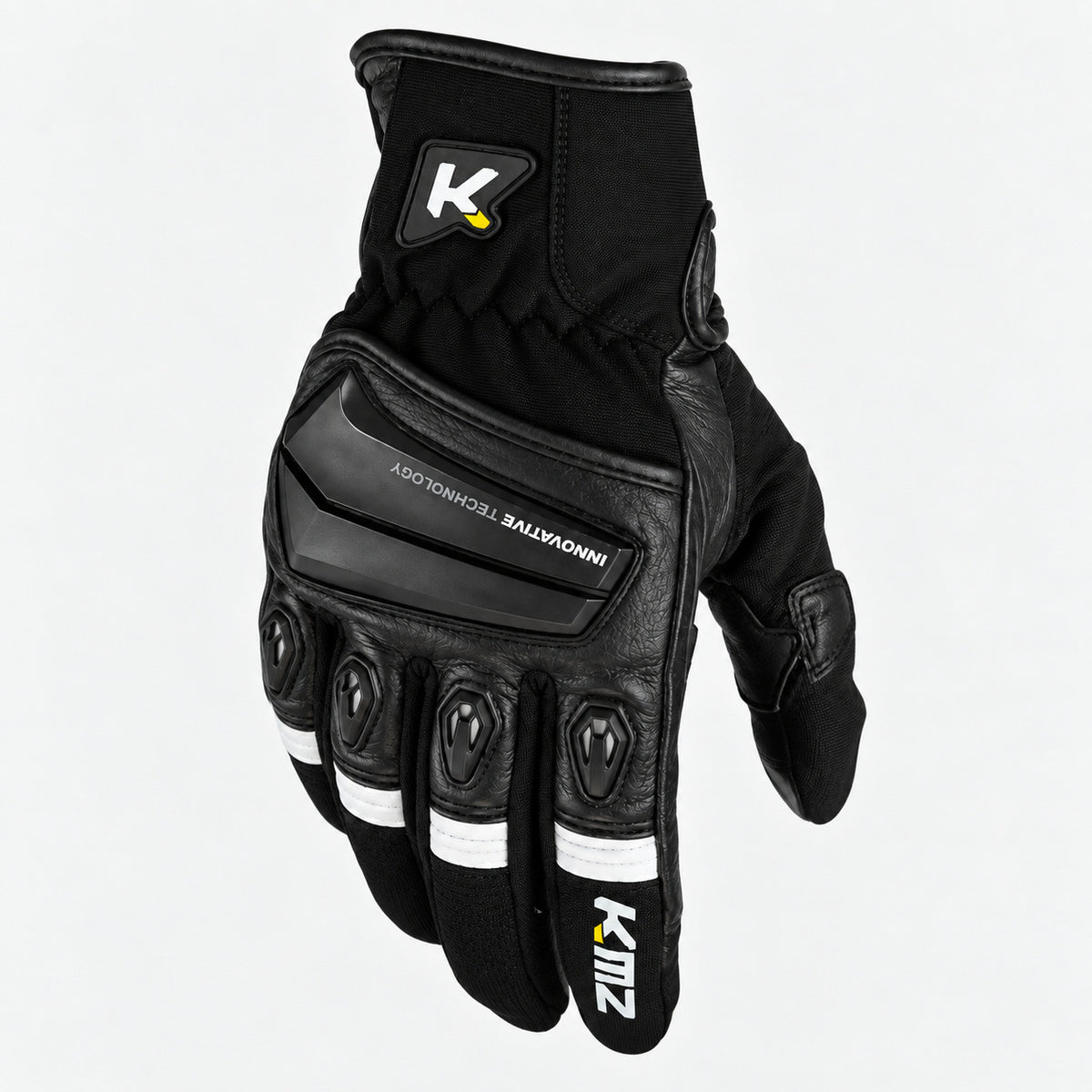 Guantes Moto Calle Raptor II Negro/Blanco KMZ