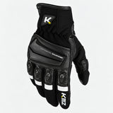 Guantes Moto Calle Raptor II Negro/Blanco KMZ
